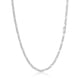 thumbnail image 1 of Collar de cadena de 3 mm Fígaro Sólido 925 plata PROSTEEL 18 pulgadas, 1 of 7