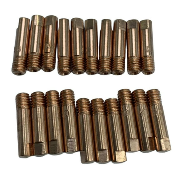 LOVIVER Lots 20 15AK CO2 Carbon Dioxide ar Welding Replacement Tip Nozzle Copper