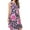 A468-1608, variant on Pink Roses Leopard Print Fabric Casual Sleeveless Loose Sundress Dress For Women Summer Dress Daily Woman