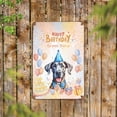 thumbnail image 2 of Watercolor Great Dane Happy Birthday Celebration Balloons Gift Party Vertical Metal Aluminum Sign Danes Dog Lover Gifts Wall Art Home Decor - 00028, 2 of 5