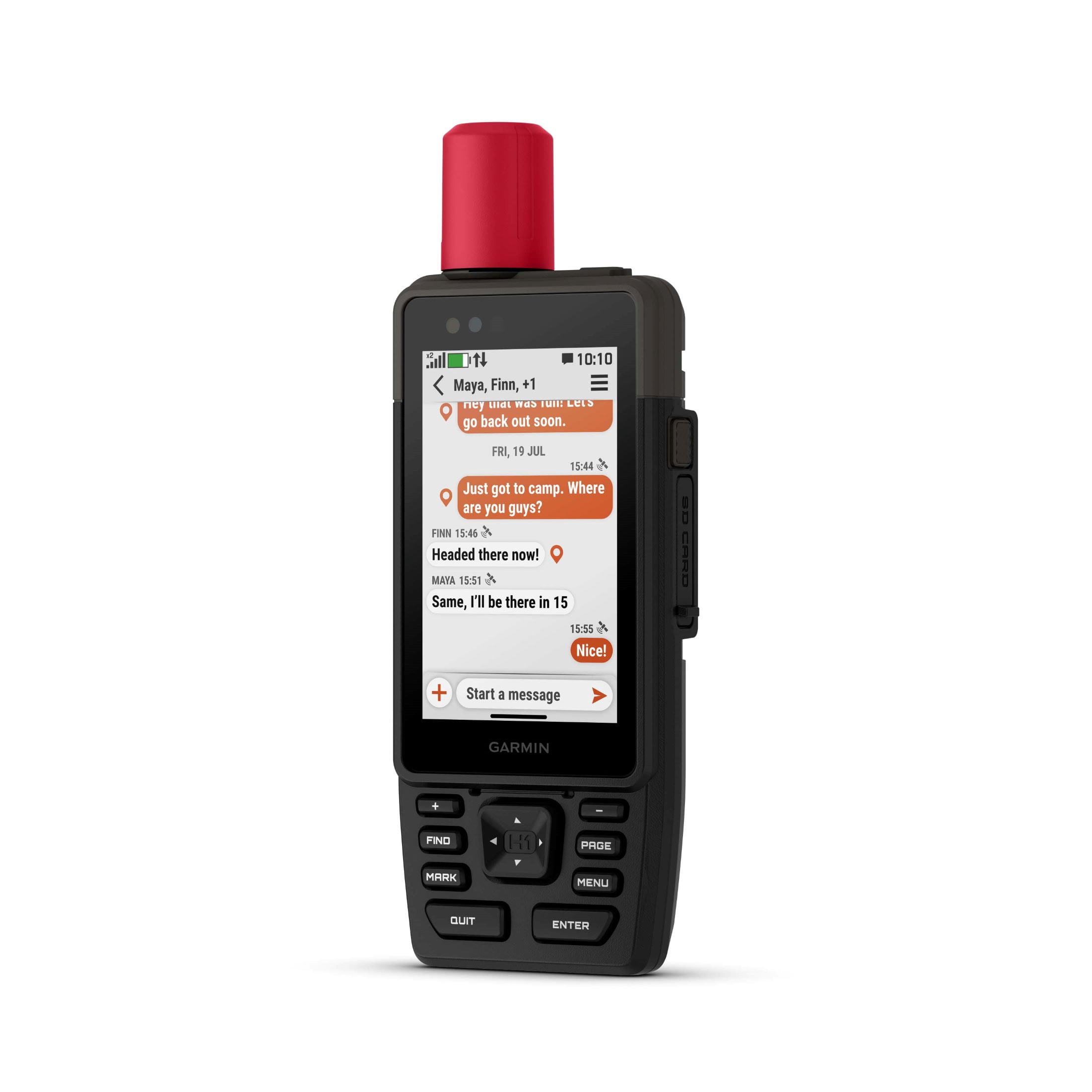 Garmin GPSMAP H1i Plus, Premium GPS Handheld Navigator with inReach® Plus Technology to Share Texts, Photos, Voice Memos and SOS Off-Grid, Touchscreen and Buttons, Long Battery Life, Preloaded Maps
