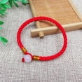 thumbnail image 2 of U8MO 10 Red String Braided Lucky Rope Cord Jude Beads Bangle Cuff Braceletes, 2 of 8