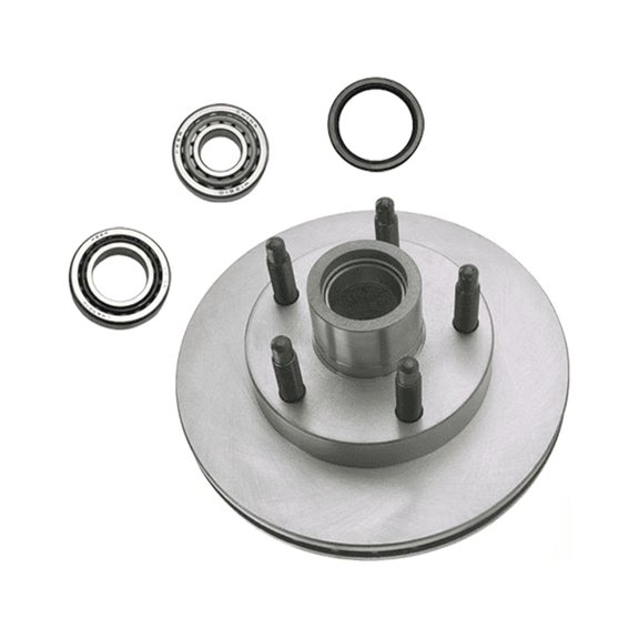 GM Metric Disc Brake Rotor & Bearing Kit, 5 on 5