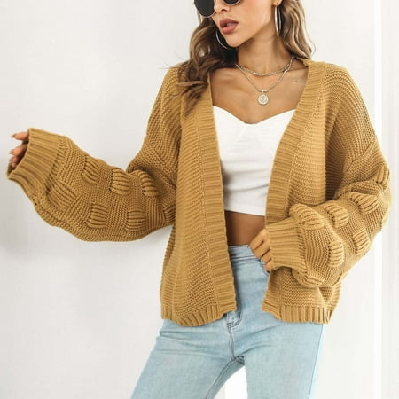 

Tawop Maternity Sweater Dress V- Neck Check Cardigan Sweater Long Sleeve Tops Sweater Pill Remover Light Sweaters For Women Fall