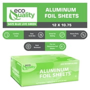 [200 PACK] Pre Cut Pop Up Premium Aluminum Silver Foil Sheets, 12x 10.75 for Restaurants, Lunch, Takeout, Togo, Lunch Bag, Sandwich, Catering, Kitchen, Grill, Stove, Baking, Disposable