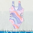 thumbnail image 5 of TOWED22 Girls Sparkle Swimsuits Quick Dry One Piece Beach Swimwear Bathing Suit with Adjustable Strap 4-9 Years Purple,7-8 Y, 5 of 8