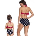 thumbnail image 5 of Jurebecia Girls Women Two Pieces Bikini Set Kids Children Bathing Suit Mother and Daughter Swimwear Family Matching Beachwear Set, 5 of 8