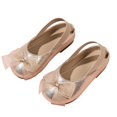 thumbnail image 5 of Viluyesy Girls Princess Shoes Closed Toe Sparkle Bow Soft Sole Dress Party Shoes for Kids Gold Size 8.5 Toddler, 5 of 9