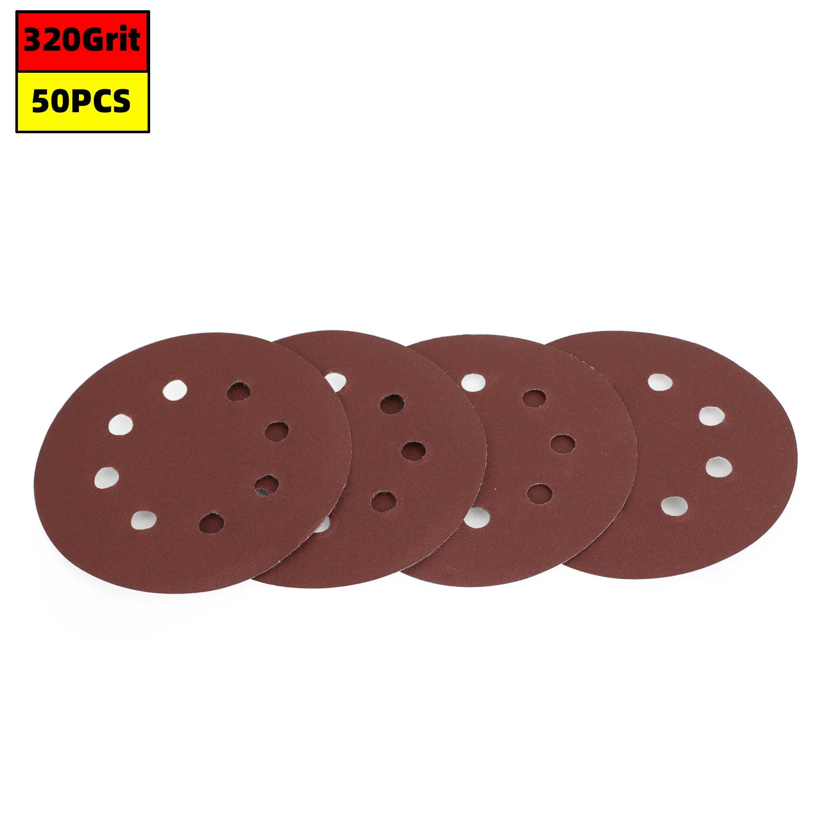 30pcs 5Inch 800-2000 Grit Mixed Sander Sanding Discs Pads Hook & Loop Sandpaper 