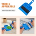 thumbnail image 4 of Milisten Mini Hand Broom And Dustpan Set Cute Little Hand Mini Broom And Dustpan Set,Small Dust Pan Mini For Tabletop Keyboards Pet Cages Blue, 4 of 5