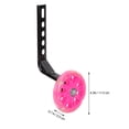 thumbnail image 2 of 2pcs Children Bike Auxiliary Wheels Riding Flash Training Wheels Compatible for 12-20 Inch Bikes, 2 of 5