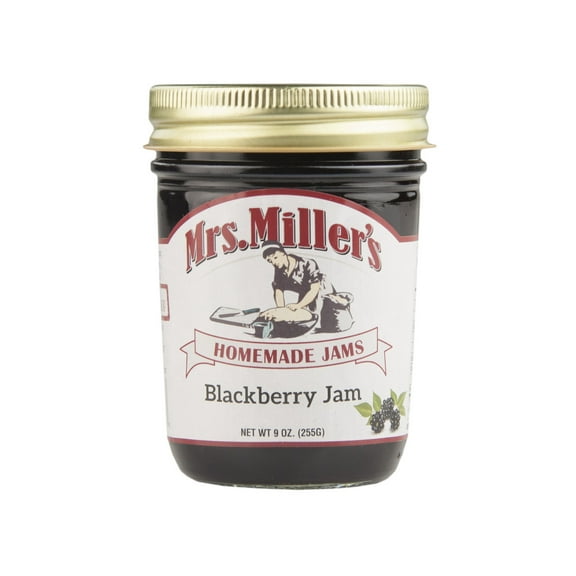 Mrs. Miller's Homemade Blackberry Jam, 2-Pack 9 oz. Jars