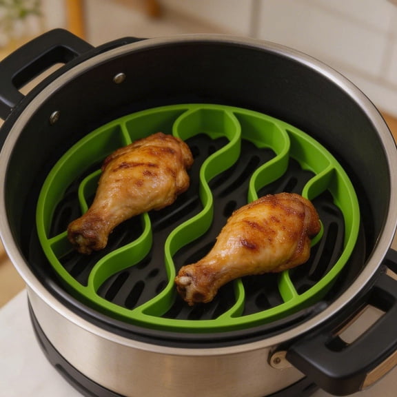 Silicone Roasting Rack Oval Heat Cooking Rack Dishwasher Microwave Features: