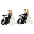 thumbnail image 4 of HOMEMAXS  2 PCS Wedding Cake Toppers Para Bride and Groom Doll Accessory Figurine Lovers, 4 of 8
