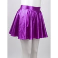 thumbnail image 5 of iiniim Kids Girls Shiny Metallic Mini Pleated Flared Skater Skirt School Athletic Dance Scooter Skort Skirt, 5 of 7