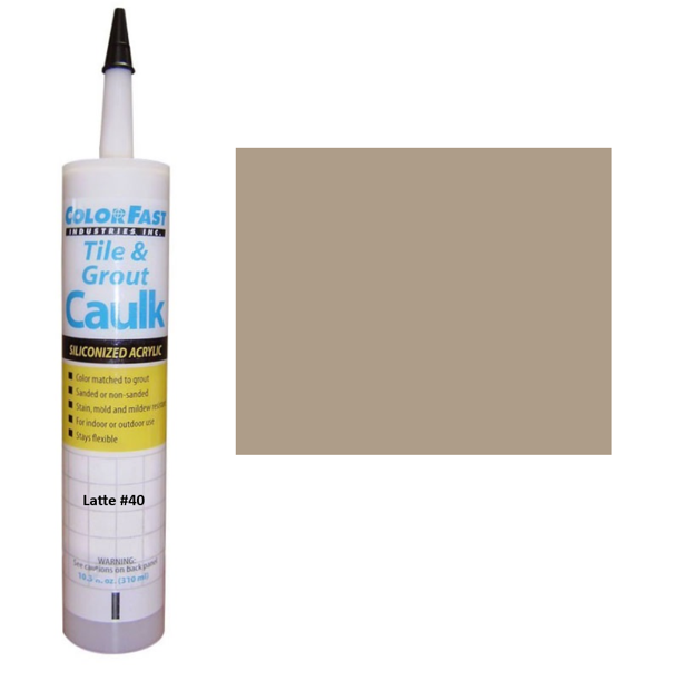 Colorfast Latex Colored Caulk Laticrete Caulk Color Line Latte Gallon