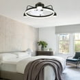 thumbnail image 4 of Bella Depot Flush Mount Ceiling Fan with LED Dimmable Light, Reversible Motor, 6-Speeds, Control with Smart App and Remote, 4 of 11