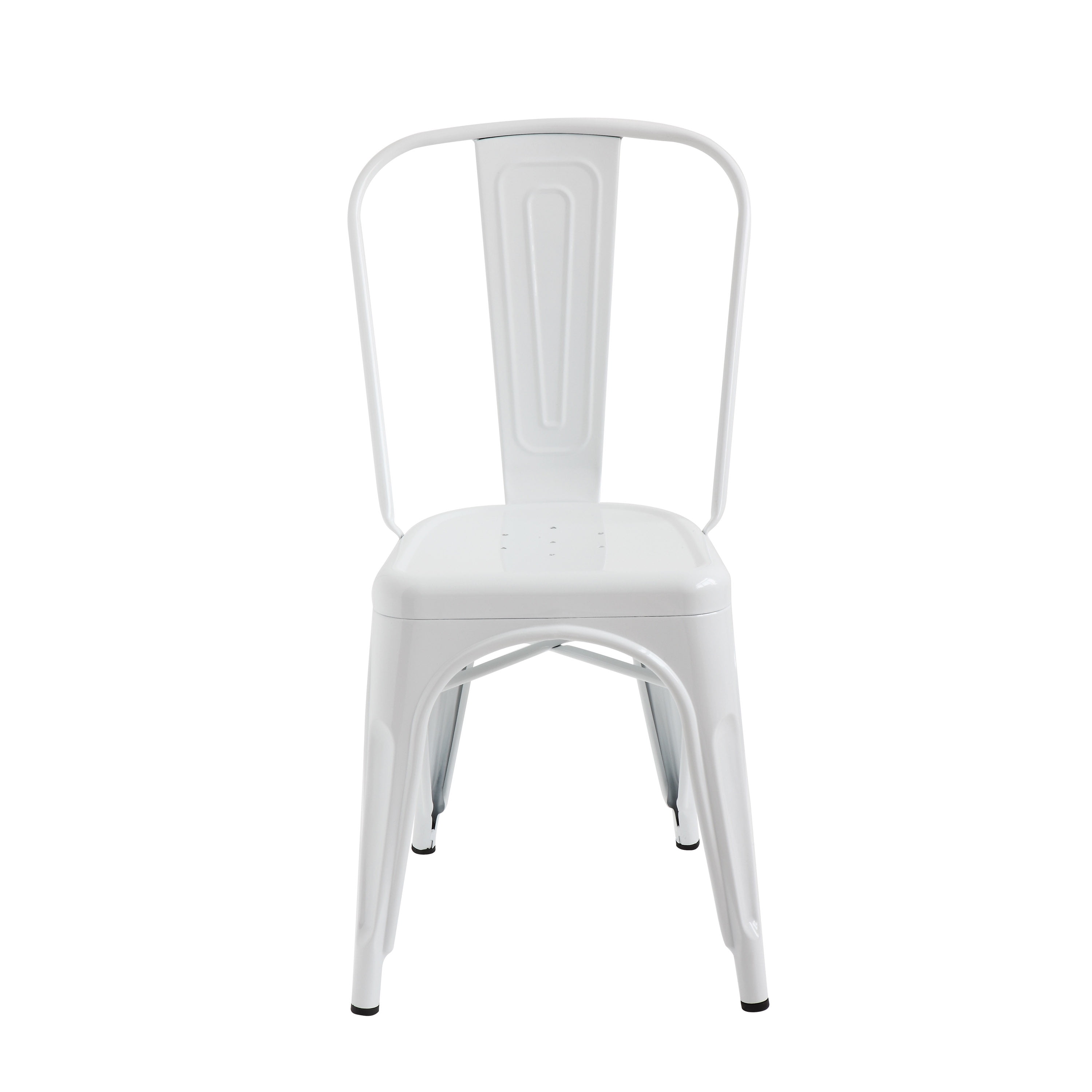 Creative CoOp White Metal Dining Chair