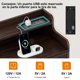 thumbnail image 4 of Comoda Cajonera para Recamara - 6 Cajones De Tela con Parte Superior de Madera y Marco De Acero Plegable - Mueble Organizador con cajonera para Ropa - Luces LED - Estación de Carga, 4 of 6