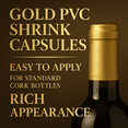 thumbnail image 5 of PVC Shrink Wraps - Gold, 5 of 5