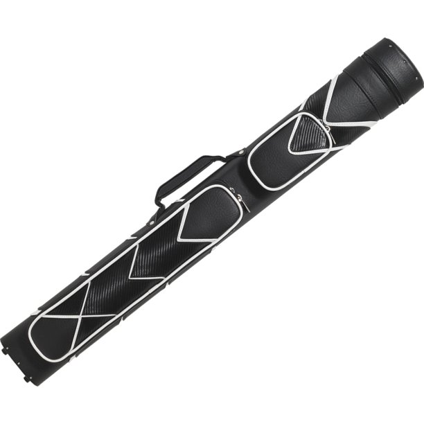 Elite ECR22 2x2 Oval Hard Vinyl Pool/Billiards Cue Case Black w