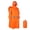 Orange, variant on Rupoun Hooded Rain Poncho for Adults High-Visibility Reflective Waterproof Raincoat Jacket with Backpack Cover Outdoor Rain Gear Orange M