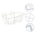 thumbnail image 4 of EXHUMKY Railing Planters for Outdoor Plants Flowerpot Rack Iron White Simple and Generous 1Pack, 4 of 6