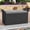 Black&Gray, variant on Dextrus 90-Gallon Outdoor Storage Bench, Large PE Rattan Storage Box w/Handles & Hydraulics,for Patio Garden,Black&Beige