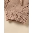 thumbnail image 6 of LMLYSoH Baby Girl Boy Shorts Suits Solid Color Sling Knit Romper Drawstring Shorts Birthday Gifts, 6 of 9