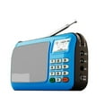 thumbnail image 2 of Portable Radio MP3 Player Mini Audio Speakers FM Radio With LCD Screen Support TF card Playing Music High LED Flashlight W505 ,Easy to Use, 2 of 7