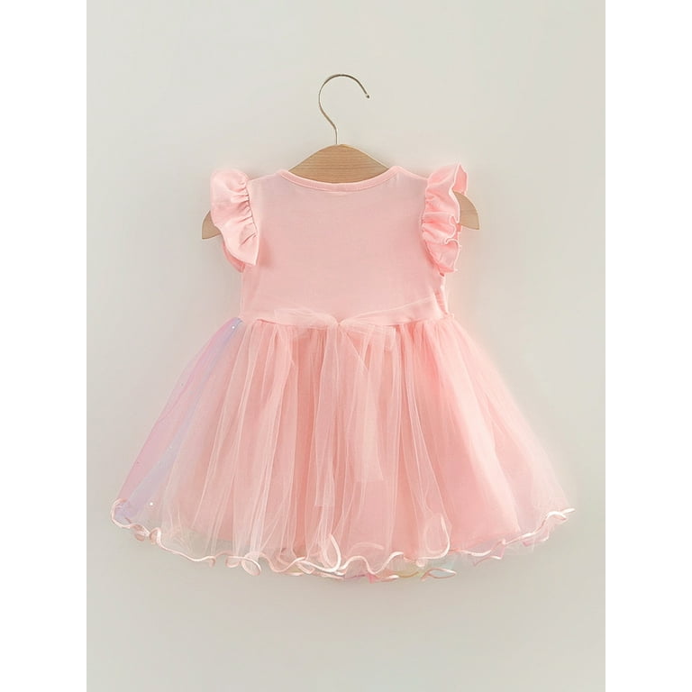 Robe avec tulle fille hot sale