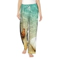 thumbnail image 2 of Picia Starfish And Seashell On The Beach Womens Soft Woven Cotton Elastic Waistband Sleep Pajama Pant Lounge Sleep Pant With Pockets And Drawstring-X-Large, 2 of 9
