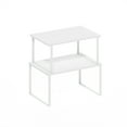 thumbnail image 7 of Furinno Ravel Multipurpose Expandable, Stackable Kitchen Counter Shelves, Set of 2, White/White, 7 of 7