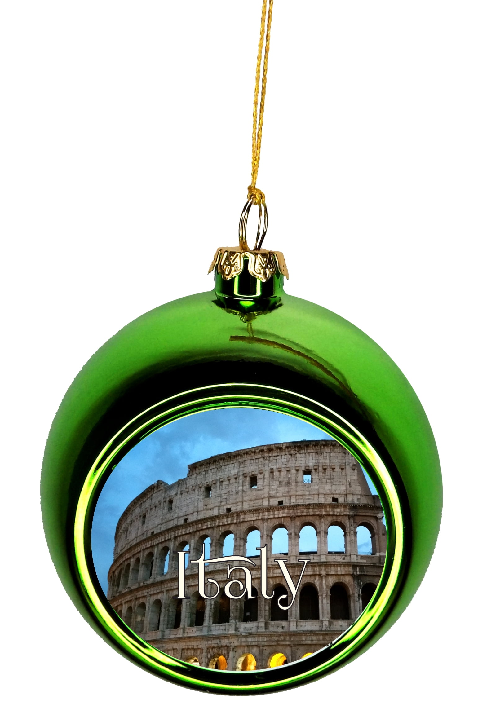 Rome Ornament Rome Italy Christmas Ornament Colosseum Ornament Italian Ornament Italian Themed