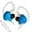 Blue With Mic, variant on KZ ZSN PRO X Wired Earbuds, in-Ear Monitor Headphones with Dual Driver-Clear Sound and Ergonomic Custom-Fit Earpieces (S/M/L),Gaming Earbuds,3.5mm Jack for Phones Computer Laptops (Black without Mic)