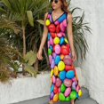 thumbnail image 2 of Smarties! Robe Sans Manches Robe d'Été pour Femmes Robes de cocktail, 2 of 4
