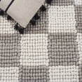 thumbnail image 6 of SAFAVIEH Natura Blazhe Checkered Area Rug, Gray/Ivory, 3' x 5', 6 of 10