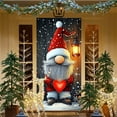 thumbnail image 4 of LSLJS Christmas Door Cover Winter Multistyle Door Cover House Background Christmas Decoration for Year Holiday Indoor Outdoor, 35x71", 4 of 6