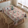 thumbnail image 2 of Boho Bohemia Flower Rectangle Tablecloth 60"x84",Waterproof Polyester Rectangle Table Cloth, Wipeable Spillproof Polyester Tablecloth for Dining, Camping, Indoor and Outdoor, 2 of 5