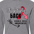 thumbnail image 4 of Inktastic Sickle Cell Awareness Fighting Back Long Sleeve T-Shirt, 4 of 5