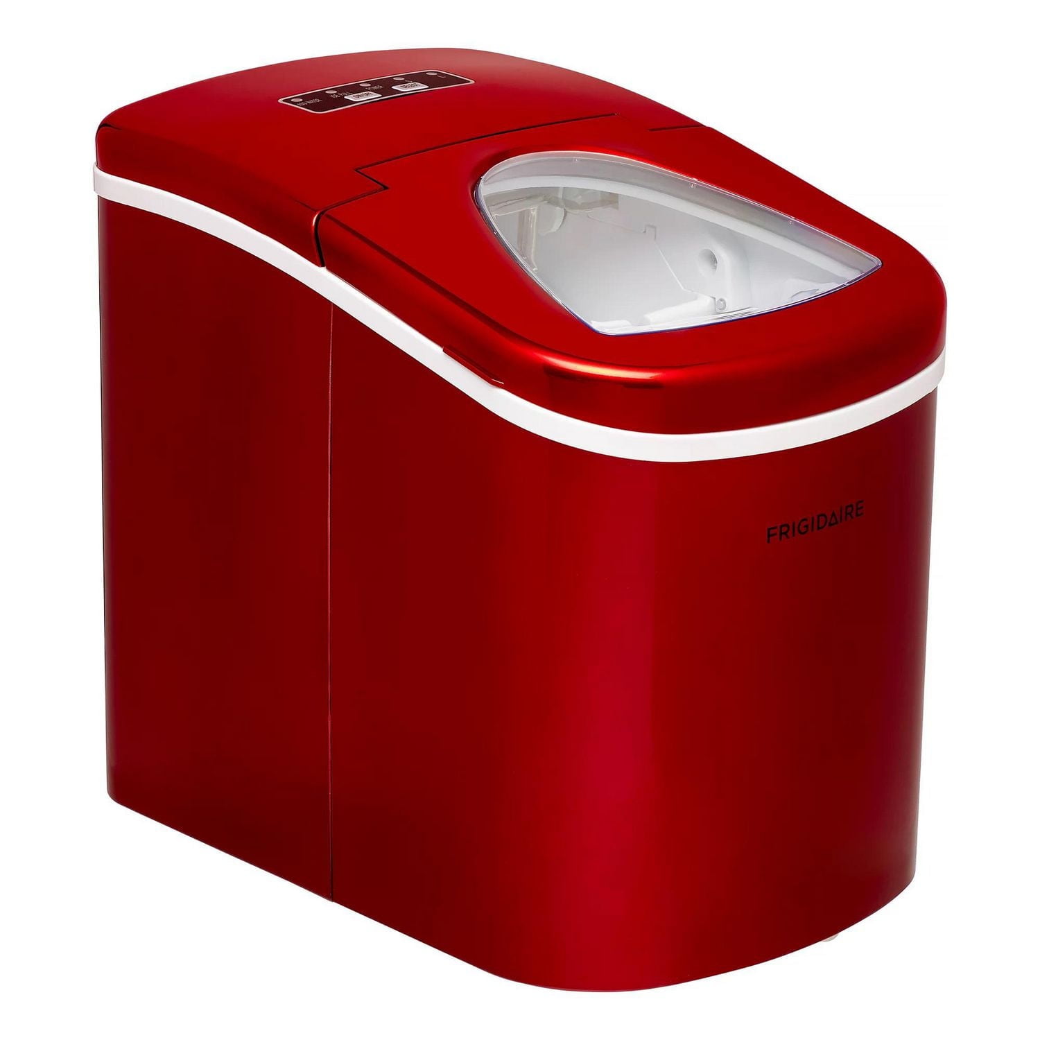 Machine à Glaçons Compacte de Comptoir Frigidaire avec Capacité de Production de 26 lb par Jour - Rouge