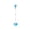 Sky Blue, variant on Automatic Bubble Machine- 46" LED Light Up Bubble Maker Wand with Base, Standing Bubble Blower for Outside Garden, Backyard & Patio Decor, Portable Party Supplies
