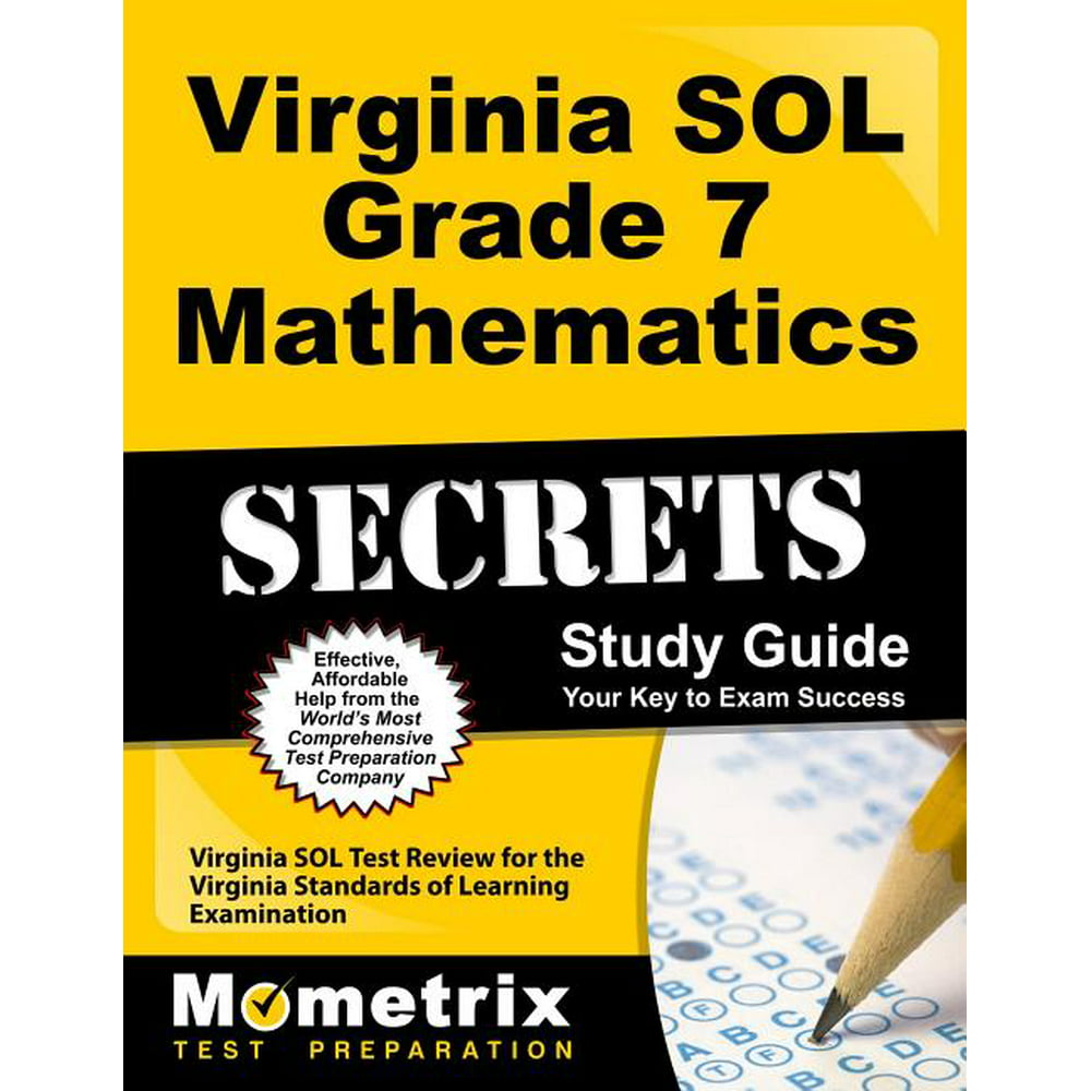 Virginia Sol Grade 7 Mathematics Secrets Study Guide Virginia Sol