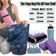 thumbnail image 4 of Yoga Mat Bags and Carriers Fits All Your Stuff,Yoga Mat with Bag With Large Side Pocket & Zipper Pocket,Yoga Gifts for Women and Yoga Lover, 4 of 6