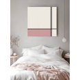 thumbnail image 6 of Abstract Gemoetric Canvas Wall Art, Art Pink Color Block Framed Wall Decor Modern Artwork Prints Painting for Living Room, Bedroom, Kitchen & Cafe Decor 16x16 Inch, 6 of 9