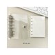 thumbnail image 5 of 1 Set Transparent Notebook, Monthly/Dot/Gird/Line Binder Diary,A7 Ring Journal Notebook Set, 5 of 5