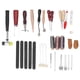 thumbnail image 4 of Herramientas de trabajo de cuero Kit de costura de cuero artesanal Kit de herramientas de artesanía de cuero DIY para principiantes para artesanía de Tela de cuero, 4 of 8