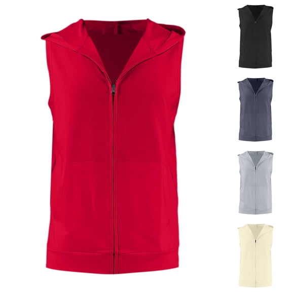 CAIXIA Womens Vest with Zipper Pocekts Lightweight Softshell Sleeveless Jacket Hiking Travel Golf Running Vest for Women