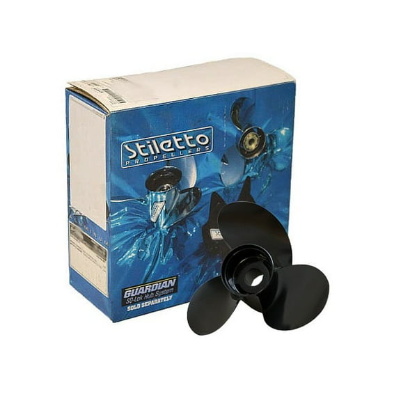 Stiletto Ariva Boat Propeller C11014 | RH Aluminum 10 3/8 x 14 P