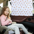 thumbnail image 1 of Cortina para ventanas de coche para niños y bebés | Parasol de tela ajustable con ventosas | Protección solar para ventanas traseras laterales de 50 x 70 cm, 1 of 7